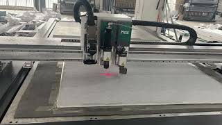 CNC acoustic panel cutting machine [upl. by Elgna]