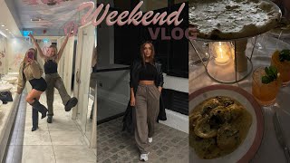 VLOG  Weekend fun GRWM for girls night amp Drinking gamesssss [upl. by Fortna]