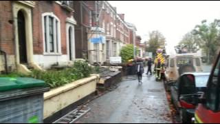 House fire on Tettenhall Road in Wolverhampton [upl. by Worra822]