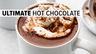 BEST HOT CHOCOLATE  the ONLY recipe you need [upl. by Zosi]