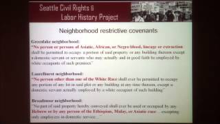 Seattle Civil Rights and Labor History James Gregory University of Washington [upl. by Hannala]