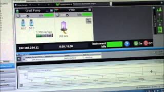 HPLC Tutorial 3 Starting a Run Injecting Sample [upl. by Melisandra]