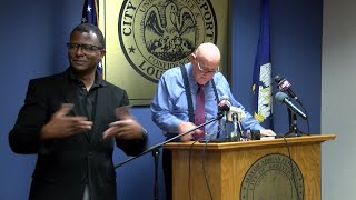 Shreveport mayor city leaders hold news conference on violent crime [upl. by Moss]