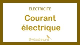 Electricité  Courant électrique [upl. by Eelarat]