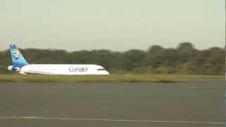 Paderborn Lippstadt Airport  Landeanflug Condor [upl. by Leund]