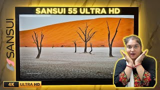 Sansui 55 inch 4K Ultra HD Qled Smart TV  6 Months Usage Review  Sonal Deepak Singh [upl. by Ecirahc]