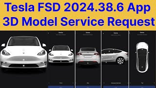 Tesla App 3D Model Service Request 202438 Software Update [upl. by Areis]