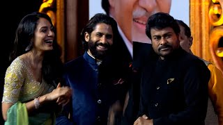 Nagarjuna Introduced Sobhita Dhulipala To Chiranjeevi  Chiranjeevi Fun With Chaitanya amp Sobhita [upl. by Zak916]