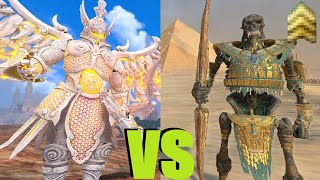 Сайтан Бдительный vs Костяной великан Total War Warhammer 3 Immortal Empires тесты юнитов v 420 [upl. by Alenas]