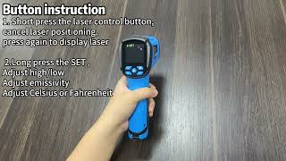 mestek IR05 Pyrometer Digital Infrared Thermometer gun [upl. by Mali]