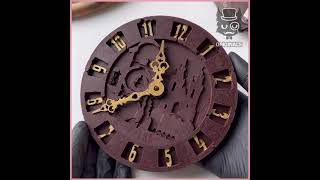 A Clock Made with Chocolate 🤯🍫🕒 [upl. by Neala]