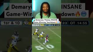 Demaryius Thomas INSANE 80 Yard GameWinning Touchdown🔥🥶 shorts [upl. by Akeber85]