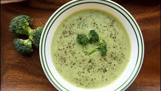 Recette Soupe Au Brocolis Crémeuse [upl. by Alig]