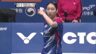 Victor Korea Open 2016  Badminton F M3WS  Sung Ji Hyun vs Akane Yamaguchi [upl. by Ennovyhc]