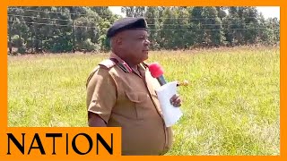 Nakuru County Commissioner asks people invading MariashoniKapsita border farms to leave [upl. by Adidnac]