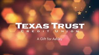 Texas Trust Credit Union amp KLTY Fulfill Ashleys Christmas Wish [upl. by Ytrebil]