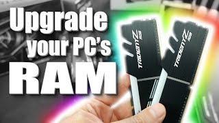 A Beginners Guide Upgrading Your PCs RAM [upl. by Aihsekel29]