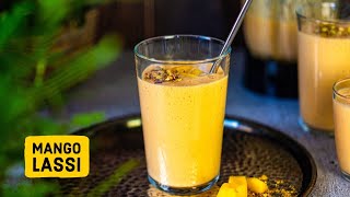 How To Make Mango Lassi  Best Indian Mango Lassi Recipe  Mango Lussi Authentic Recipe [upl. by Forras]