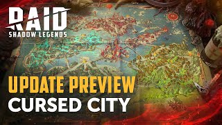 RAID Shadow Legends  Update Preview Cursed City [upl. by Llenehc]