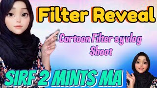 The Cartoon Filter Is Out of Control  How to use Cartoon filter For YouTube Vlog  ​⁠Rubabvlogz [upl. by Gerhan]