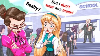 No Fake Face Is Allowed At My School [upl. by Hodge456]