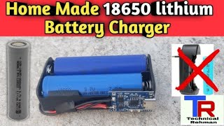 HOW TO to make Li Ion battery charger  18650 laptop battery charger [upl. by Aelanna]