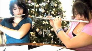 Carol Of The Bells   Flute Duet [upl. by Leiad]