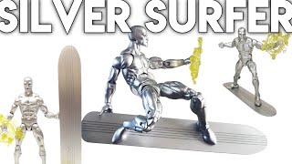 HASBRO Marvel Legends Series SILVER SURFER Comics Action Figure Review [upl. by Ahsena171]