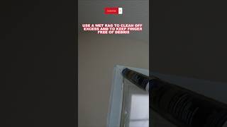 ✅ How to caulk window trim before painting paintingtechniques shorts painting [upl. by Ajdan]