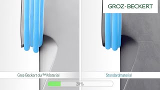 dur vs Standard Material – Wear Characteristic of Felting Needles [upl. by Ahcarb]