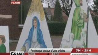 Noël  La crèche de Leers fait polémique [upl. by Flieger]