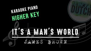 Its a Mans World  James Brown Higher Key Piano Cover [upl. by Okiron903]