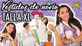 Vestidos de novia Talla grande  Wedding dress for Curvy brides  Entre boda y boda [upl. by Sissy972]