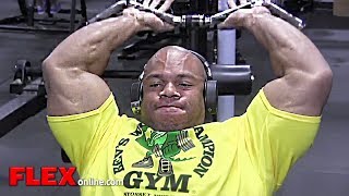 Phil Heaths Incredible OffSeason Arm Training At Powerhouse Gym [upl. by Kryska]