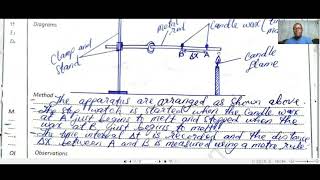 Experiment to determine the speed of heat flow KET Academy [upl. by Yenwat]