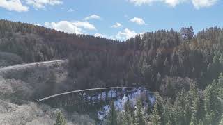 Roadside tunnel and trestle [upl. by Doownil514]