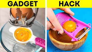 GADGETS VS HACKS  Smart Kitchen Hacks Cleaning Tricks And Household Tips [upl. by Freytag]