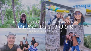 diy cebu vlog day 1 of 5 ✈️ itinerary and budget tour cebu city enjoy moalboal white beach [upl. by Irneh]