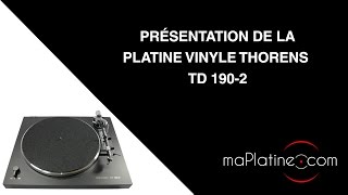 Comment déballer et emballer une platine vinyle Thorens TD1902 [upl. by Iturhs]