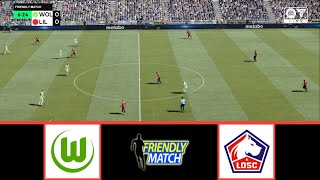 WOLFSBURG VS LOSC LILLE  CLUB FRIENDLIES 2024  FOOTBALL LIFE 2024 [upl. by Naenaj]