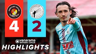 Tenman Gateshead defeated at Ebbsfleet  Ebbsfleet United 42 Gateshead  HIGHLIGHTS [upl. by Hazelton671]