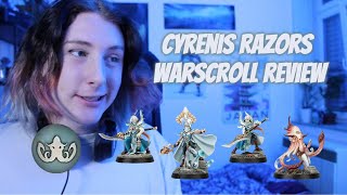 Cyrenis Razors Warscroll review for the new Underworlds Edition [upl. by Ayokahs365]