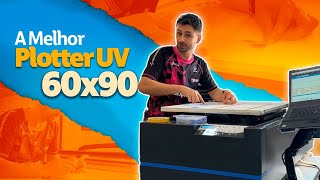 PLOTTER 90x60 UV FLATBED VALE A PENA  IMPRIMIPRINTER [upl. by Roter533]