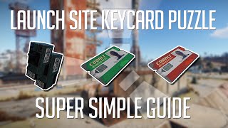 Launch Site Keycard Puzzle in 113 Seconds  Rust Monument Puzzles [upl. by Church297]