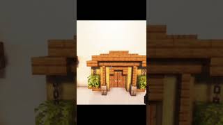 Minecrafts Most Impressive Double Door Designs shorts minecraft entrance design [upl. by Durrell]