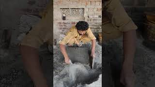 making Useful Cement Products shorts diy cementprojectsyoutubeshorts satisfying [upl. by Oika532]