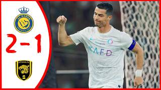 CRISTIANO quotCALMOquot A BENZEMA CON UN quotGOLAZOquot Y A TODO ARABIA  AlIttihad vs AlNassr 21 [upl. by Ynnam]