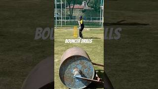 Bouncer Drills shorts cricket trendingsong viral batting msdhoni viratkohli rcb [upl. by Barbette910]