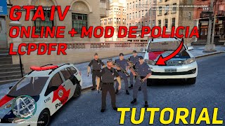 GTA IV  PMESP  LCPDFR  ONLINE EM 2024 [upl. by Gnuh]