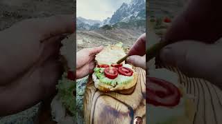 Dağda Sucuk Hamburger 🍔  cooking beef sausage burgers on the mountain [upl. by Waylan]